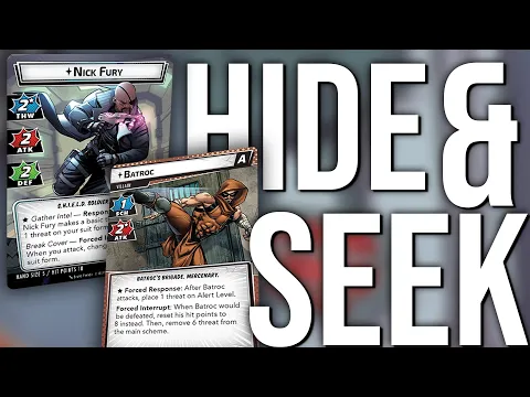 Marvel Champions: Nick Fury vs Expert Batroc Agents of S.H.I.E.L.D. Game 2