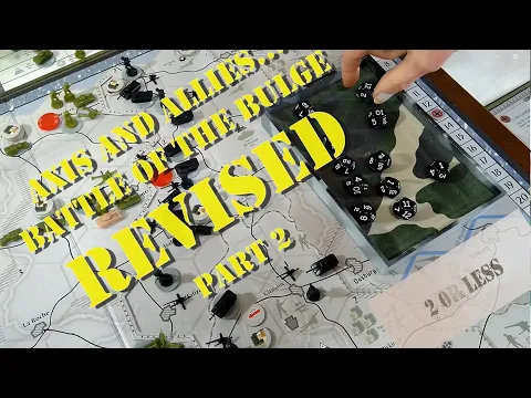 Axis and Allies Battle of the Bulge Revised: Solo Gameplay part 2
