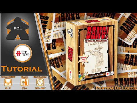 Bang! un juego del salvaje oeste | Tutorial | TopToys | DV Giochi | Partida de Locos |