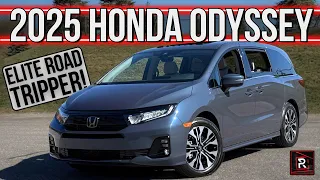 The 2025 Honda Odyssey Elite Is A Road Trip Warrior For Actively Large Families