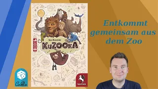 KuZooka von Pegasus - Herbstneuheit der SPIEL 22 - Entkommt gemeinsam aus dem Zoo - Regeln & Review