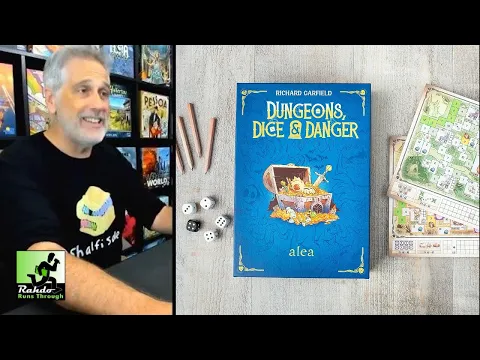 Dungeons Dice & Danger - the designer of Magic: The Gathering does a roll & write!?