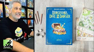Dungeons Dice & Danger - the designer of Magic: The Gathering does a roll & write!?