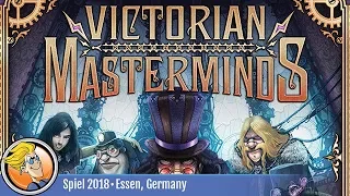 Victorian Masterminds — game overview at SPIEL '18