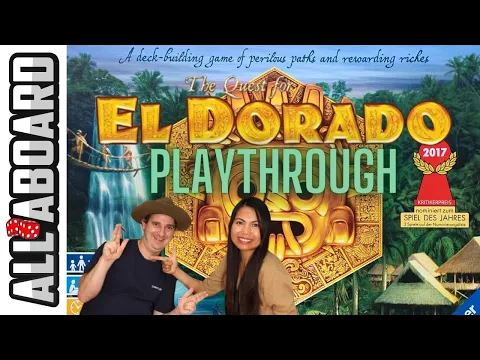 The Quest for El Dorado Board Game Playthrough
