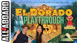 The Quest for El Dorado Board Game Playthrough