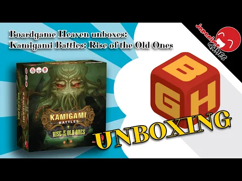 Boardgame Heaven Unboxing 169: Kamigami Battles: Rise of the Old Ones (Japanime Games)