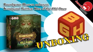 Boardgame Heaven Unboxing 169: Kamigami Battles: Rise of the Old Ones (Japanime Games)