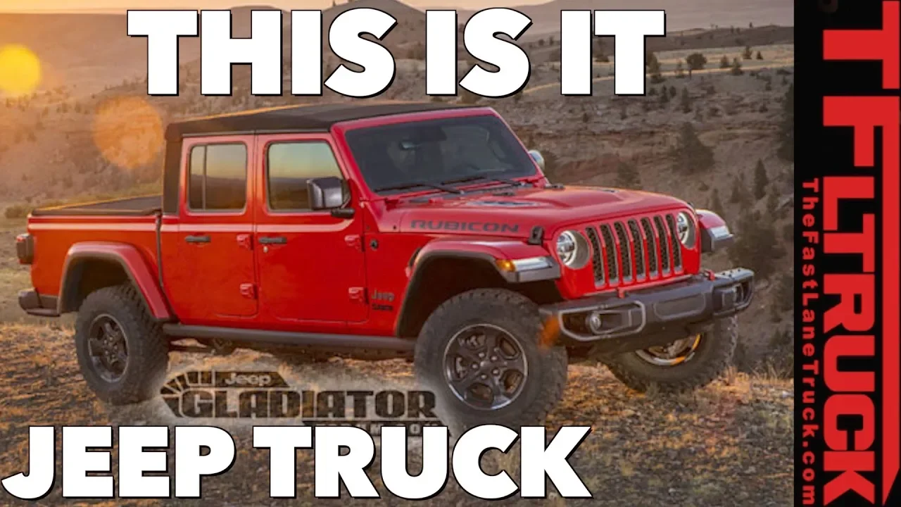 Breaking News: 2020 Jeep Gladiator Images & Specs Leaked!