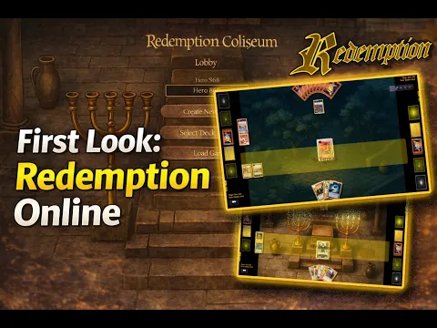 Redemption TCG Online – First Browser Gameplay Preview | The Legend Goes Online! ️