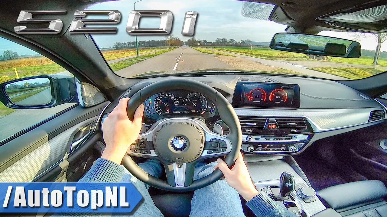 2019 BMW 5 Series G30 520i M Sport Plus POV Test Drive by AutoTopNL