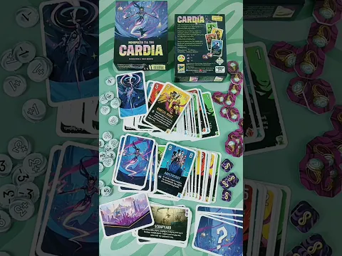 Duel for Cardia Card Game Short Unboxing!