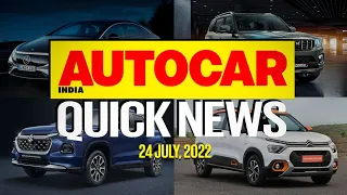 Maruti Grand Vitara unveil, Scorpio-N AT price, Citroen C3 price & more | Quick News | Autocar India