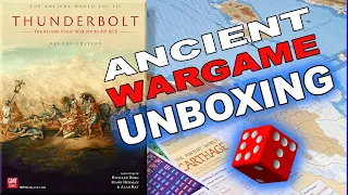 Thunderbolt: Deluxe Edition UNBOXING PREVIEW | Ancient Wargame Hex&Counter Board Game