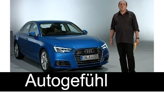 Exclusive all-new Audi A4 Preview sedan & Avant 2016 changes, Exterior Interior Driving shots