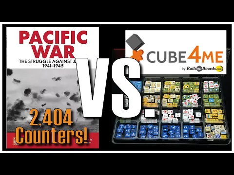 Cube4Me Wargame Storage Tray Review - Pacific War | GMT Games | Storage Solutions