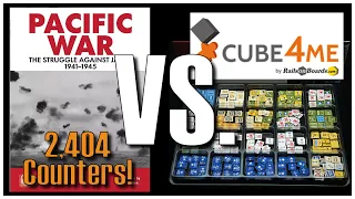 Cube4Me Wargame Storage Tray Review - Pacific War | GMT Games | Storage Solutions
