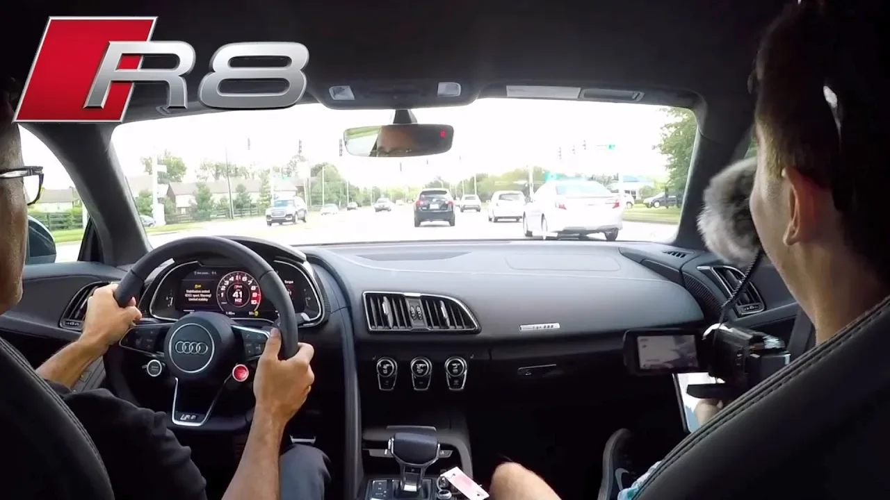 INSANE TEST DRIVE -- 2018 Audi R8 V-10 RWS | 0-60 Acceleration and Exhaust!