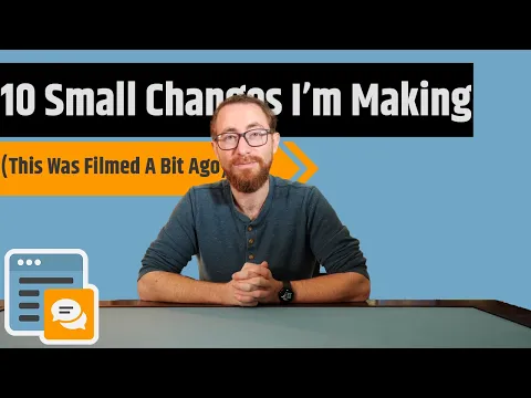 Minor Channel Update on Some Burnout Related Changes (Filmed Last Year)