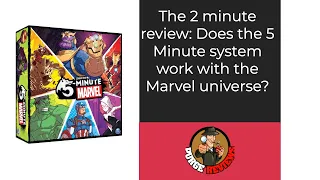 5 Minute Marvel: The 2 minute review of the 5 minute board game