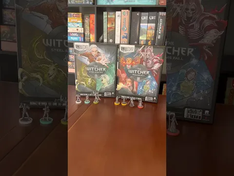Which character would you play as first? #boardgames #thewitcher #tabletopgaming #cardgame #games