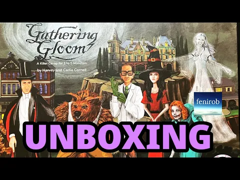 Gathering Gloom Board Game | Unboxing (No Talking)