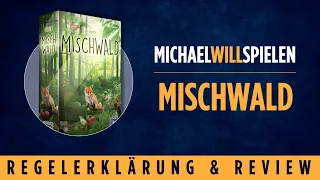MISCHWALD – Regelerklärung und Review – sehr schönes, thematisches Kartenlegespiel