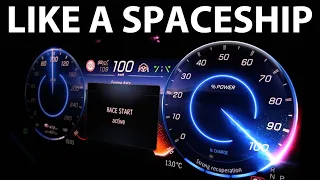 Mercedes EQE 43 AMG acceleration, braking and noise test