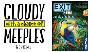 Exit: The Game: Jungle of Riddles Review - Cloudy with a Chance of Meeples