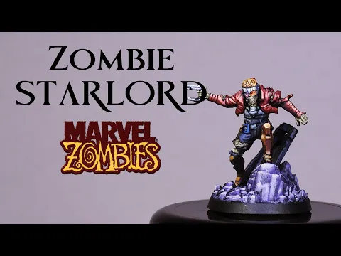 How to Paint Zombie Starlord - Marvel Zombies Guardians of The Galaxy