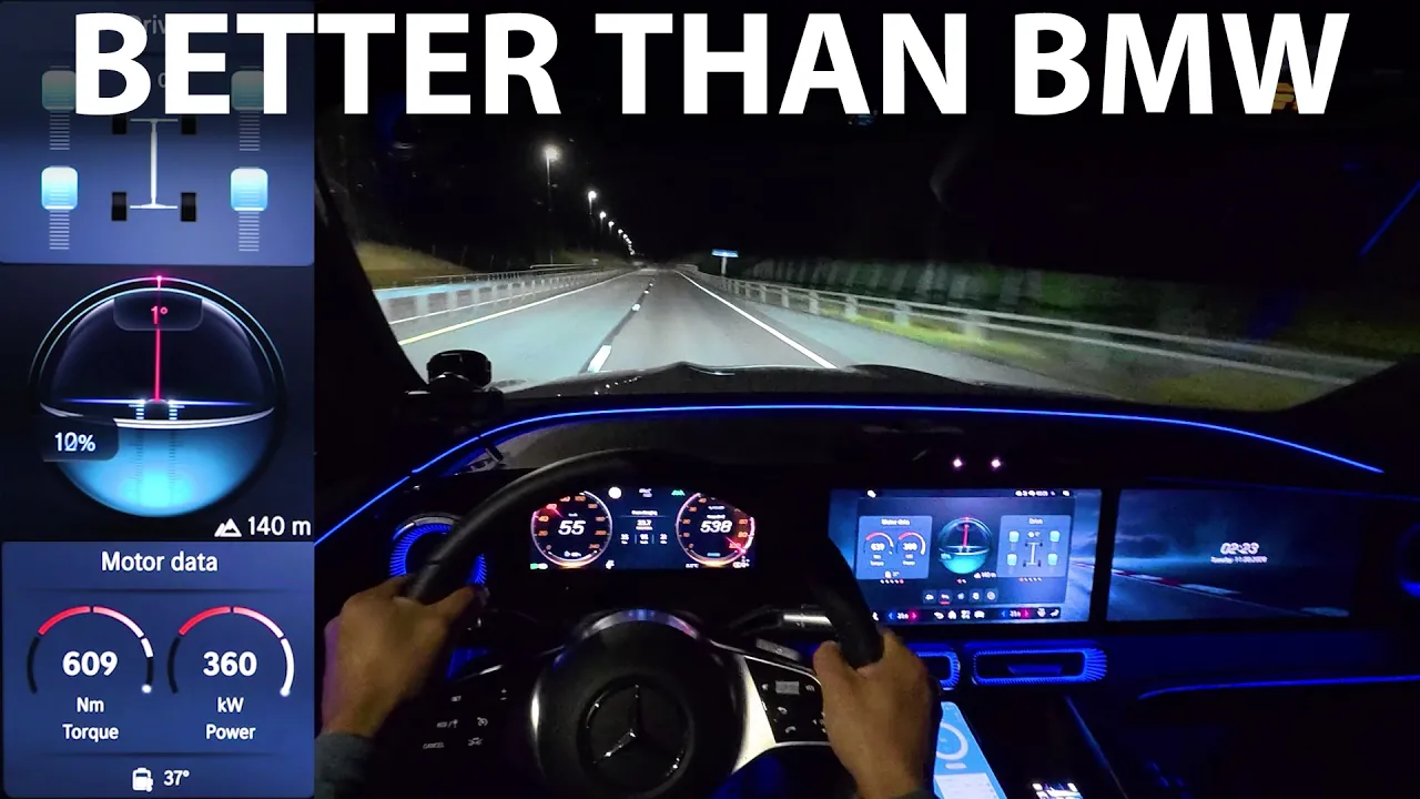 Mercedes GLC 400 acceleration and noise test
