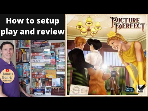 Picture Perfect - how to setup play and review a clever #fun #boardgame #gametok #amassgames #photo