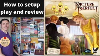 Picture Perfect - how to setup play and review a clever #fun #boardgame #gametok #amassgames #photo