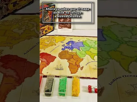 El mapa de #Risk no incluye a Nueva Zelanda #maps #newzealand #boardgames #juegosdemesa #humor