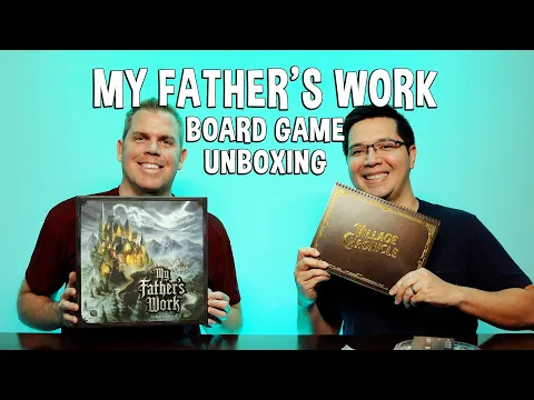 Unboxing My Father's Work - Mad Scientist Themed Board Game