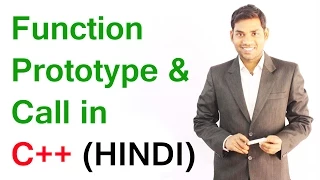 Function Prototype and Call in C++ (HINDI)