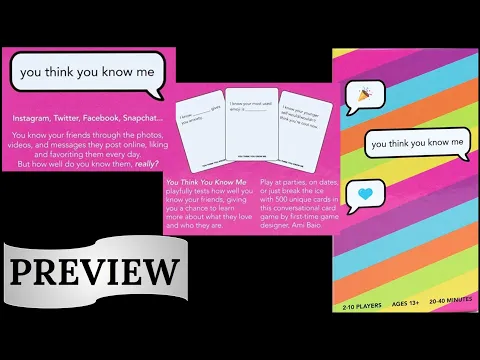 You Think You Know Me: Preview (GAMA Expo 2023)