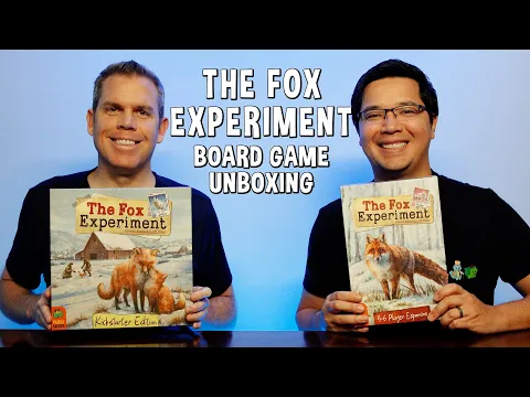 Unboxing The Fox Experiment Board Game