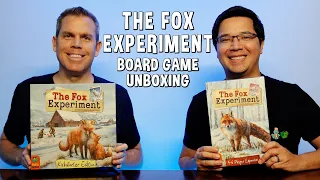Unboxing The Fox Experiment Board Game