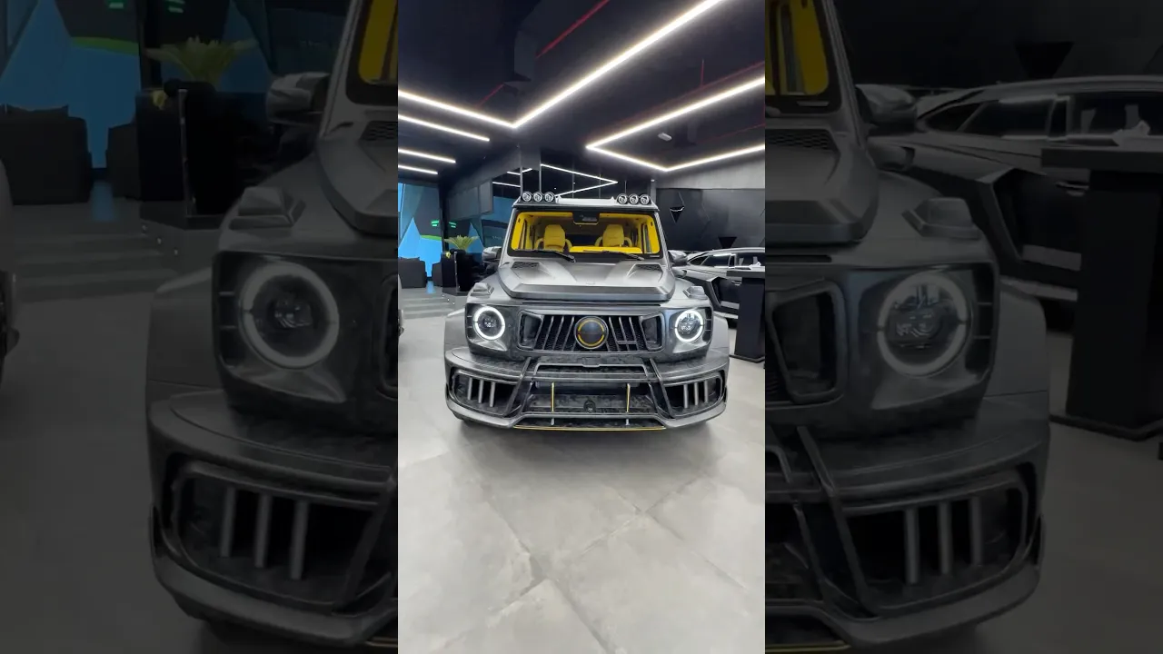 One-of-One Exposed Carbon G-Wagen — Worth $1.5 million! 🤑 #gwagen #luxury #cars