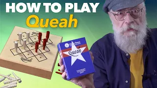 Queahis a traditional 2 player strategy board game from Liberia.