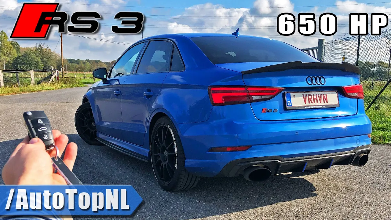 650HP AUDI RS3 DvX REVIEW on AUTOBAHN [NO SPEED LIMIT] by AutoTopNL