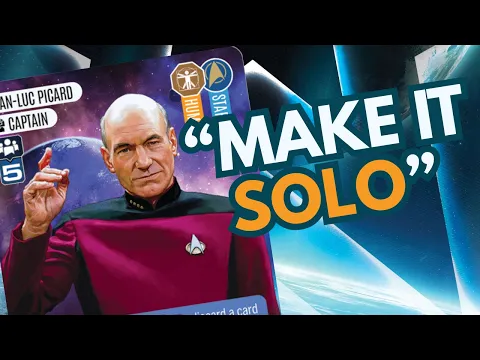 Star Trek: Captain's Chair | Solo Board Game Tutorial and Playthrough