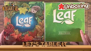 Leaf Unboxing