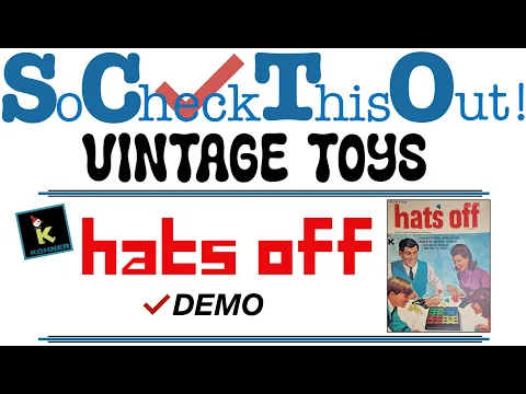 Kohner Hats Off vintage game - Retro toy Review and Demo
