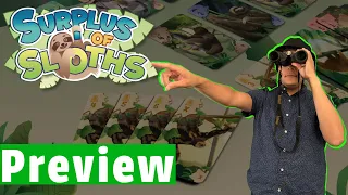 Save the Sloths! Surplus of Sloths Board Game Preview