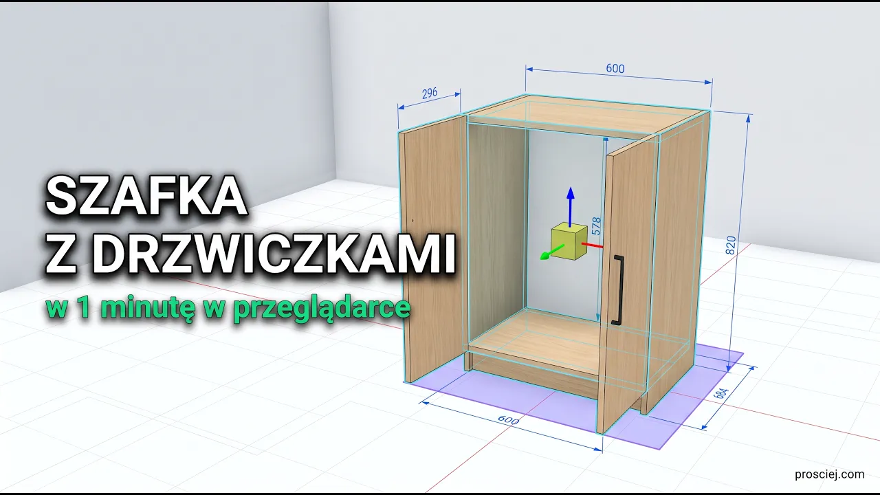 Thumbnail for How to design a door cabinet in 3D in one minute