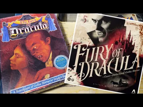 Fury of Dracula: Avalon Hill's 5th edition (Unbox, Overview, Comparison)