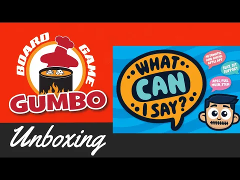 Board Game Gumbo - Unboxing