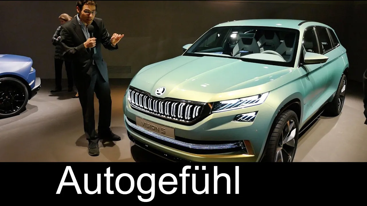 Skoda Vision S Concept REVIEW new Skoda Kodiaq SUV on Tiguan platform - Autogefühl